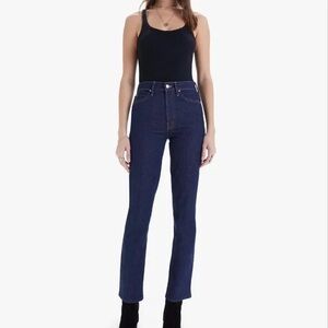 MOTHER SUPERIOR High Waisted Rascal Hover Jean in Clean Up Your Act Wash